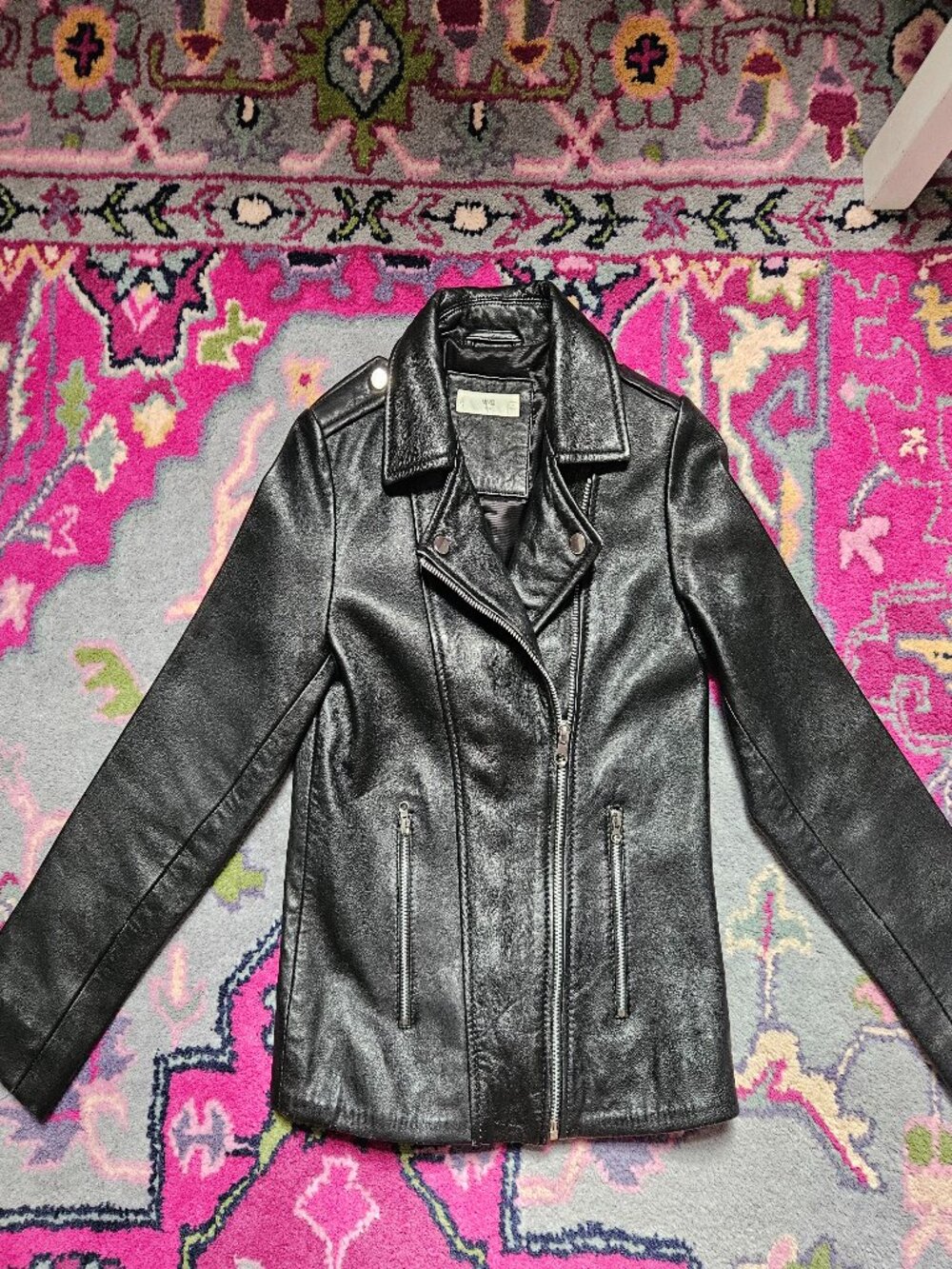 MNG Kids Girls' Black Jacket- Size 10